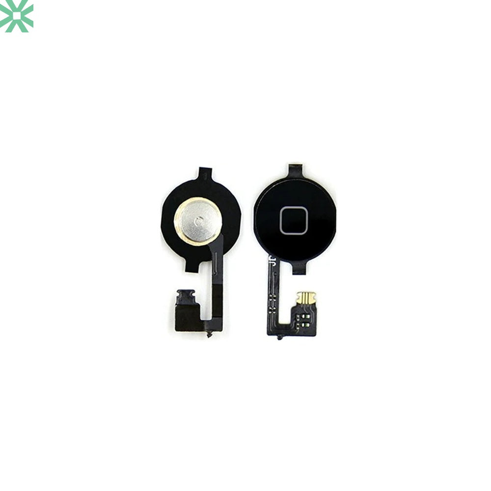 Apple iPhone 4S A1385 Orta Tuş Filmi Flex - Siyah