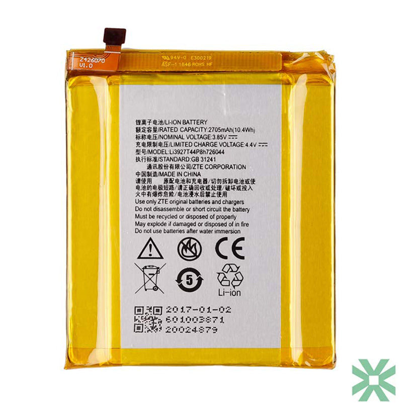 Axon 7 MİNİ 5.2 Uyumlu Batarya Pil Li3927T44P8h726044 2705 mAh