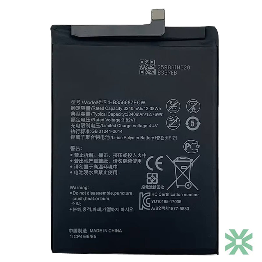 Huawei HONOR 9i (RNE-L22) Uyumlu Batarya Pil 3340 mAh (HB356687ECW)