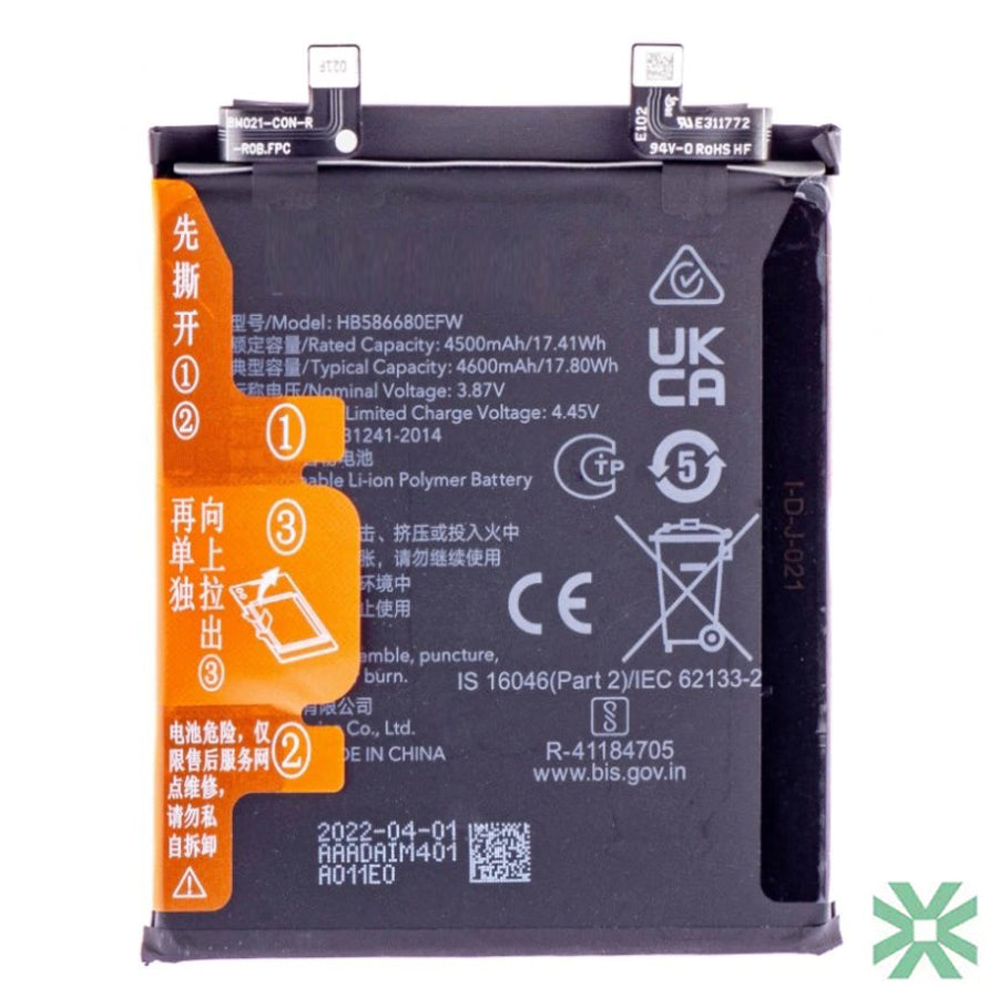 Huawei HONOR Magic 4 Ultimate Uyumlu Batarya Pil 4600 mAh (HB556680EFW)