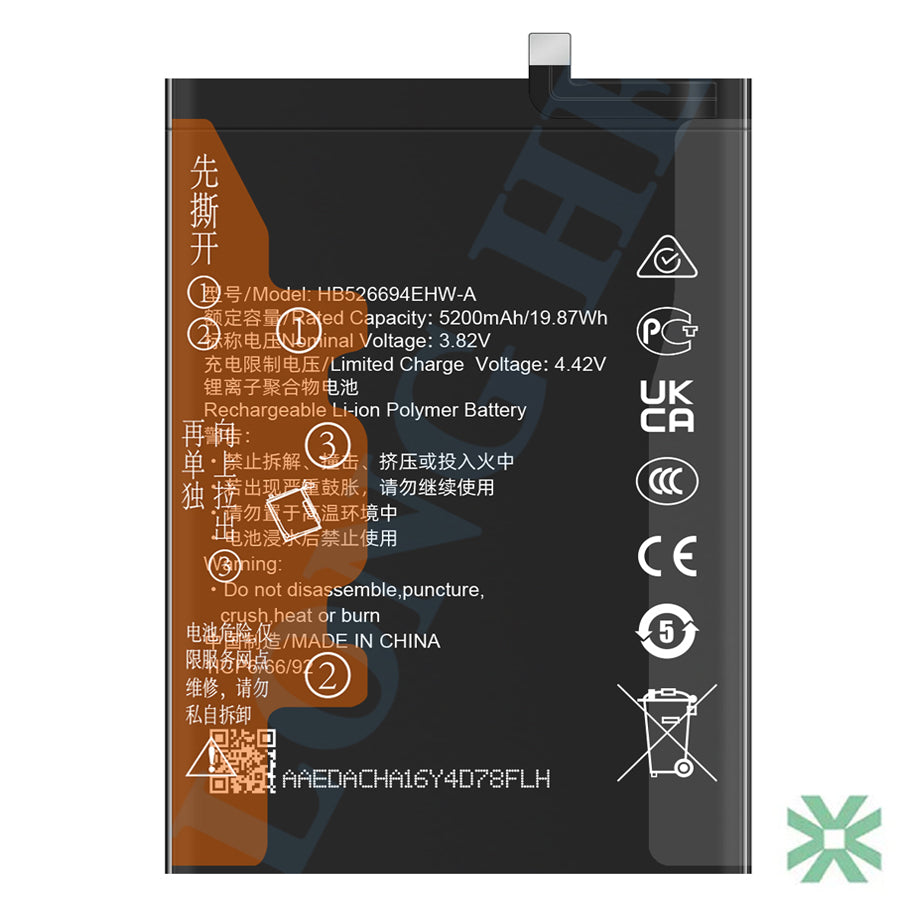 Huawei HONOR Magic 6 Lite (ALI-NX1 / ALI-NX3) Uyumlu Batarya Pil 5300 mAh (HB526694EHW)