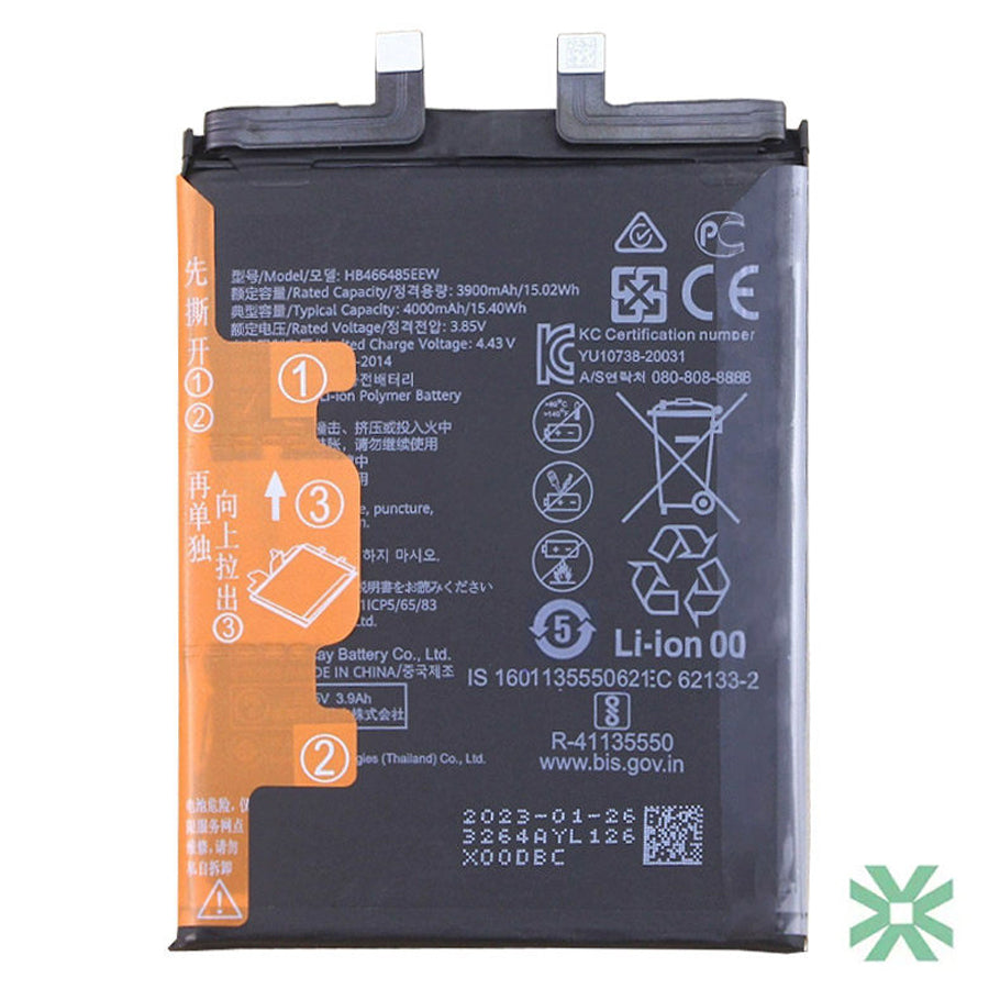 Huawei Nova 8 Pro (BRQ-AN00) Uyumlu Batarya Pil 4000 mAh HB466485EFW