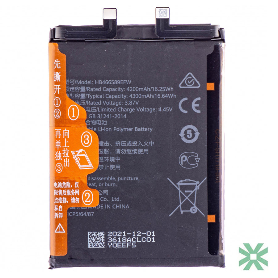 Huawei Nova 8i (NEN-LX1) Uyumlu Batarya Pil 4300 mAh HB466589EFW