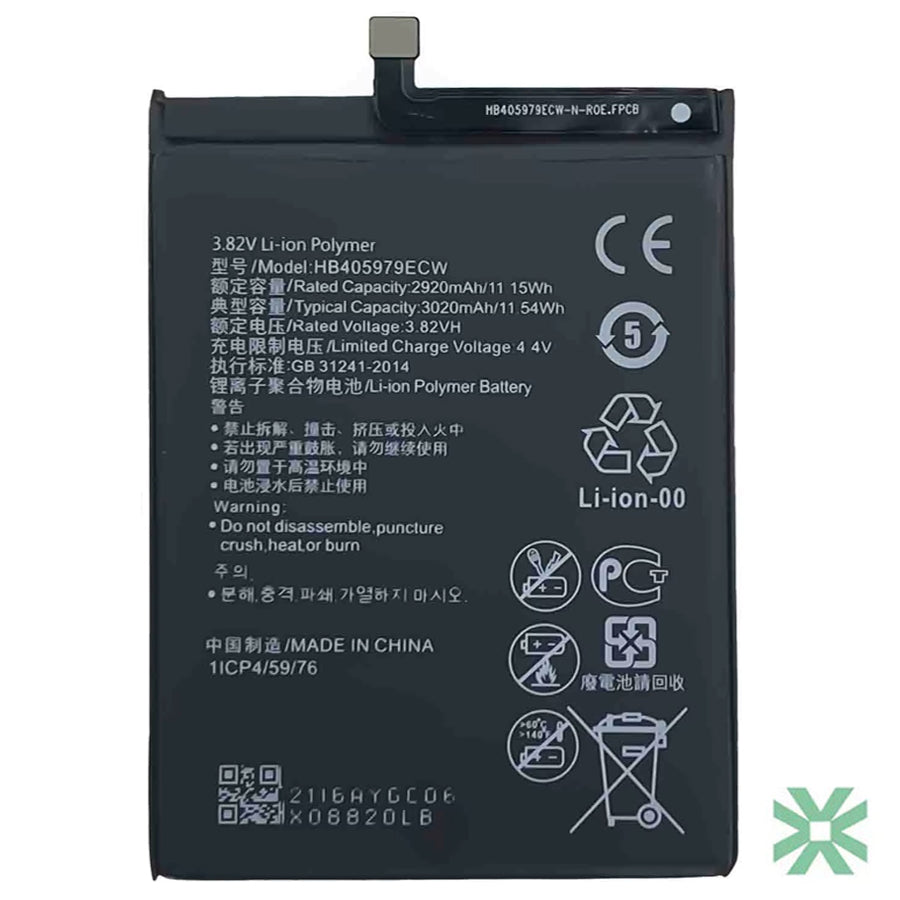 Huawei Y6 S (JAT-L41)) Uyumlu Batarya Pil 3020 mAh (HB405979ECW)