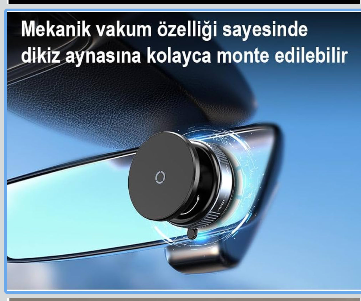 Araç, Motosiklet ve Ev İçin Çok Fonksiyonlu Mekanik Vakum Tutucu (K