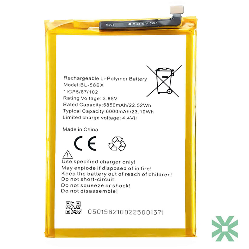 Infinix HOT 10i (X659B) Uyumlu Batarya Pil 6000 mAh (BL-58CX)