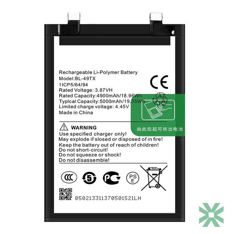 Infinix NOTE 30 (X6833B) Uyumlu Batarya Pil 5000 mAh (BL-49TX)