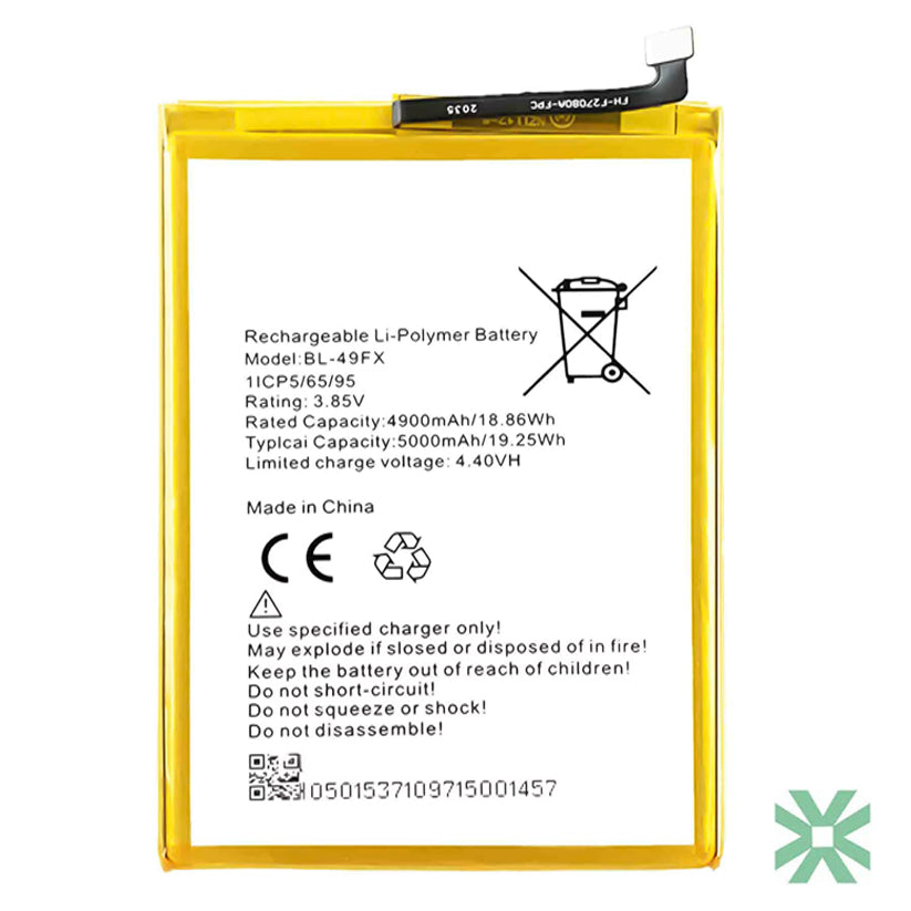 Infinix Smart 5 (X657B) Uyumlu Batarya Pil 5000 mAh (BL-49FX)