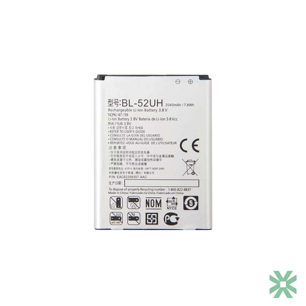 LG Spring H420 -L70 Uyumlu Batarya Pil BL-52UH 2100 mAh