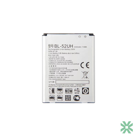 LG Spring H420 -L70 Uyumlu Batarya Pil BL-52UH 2100 mAh