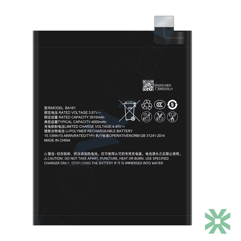 Meizu 18S (M181Q) Uyumlu Batarya Pil 4000 mAh (BA181 )