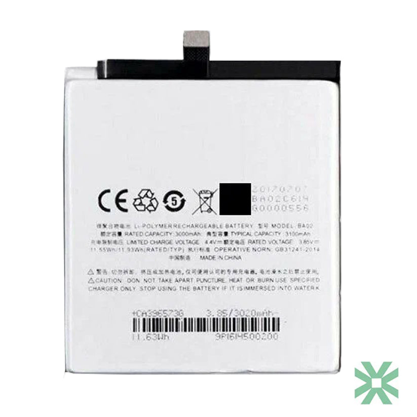 Meizu M3E ( A680M, A680Q) Uyumlu Batarya Pil 3100 mAh (BA02)