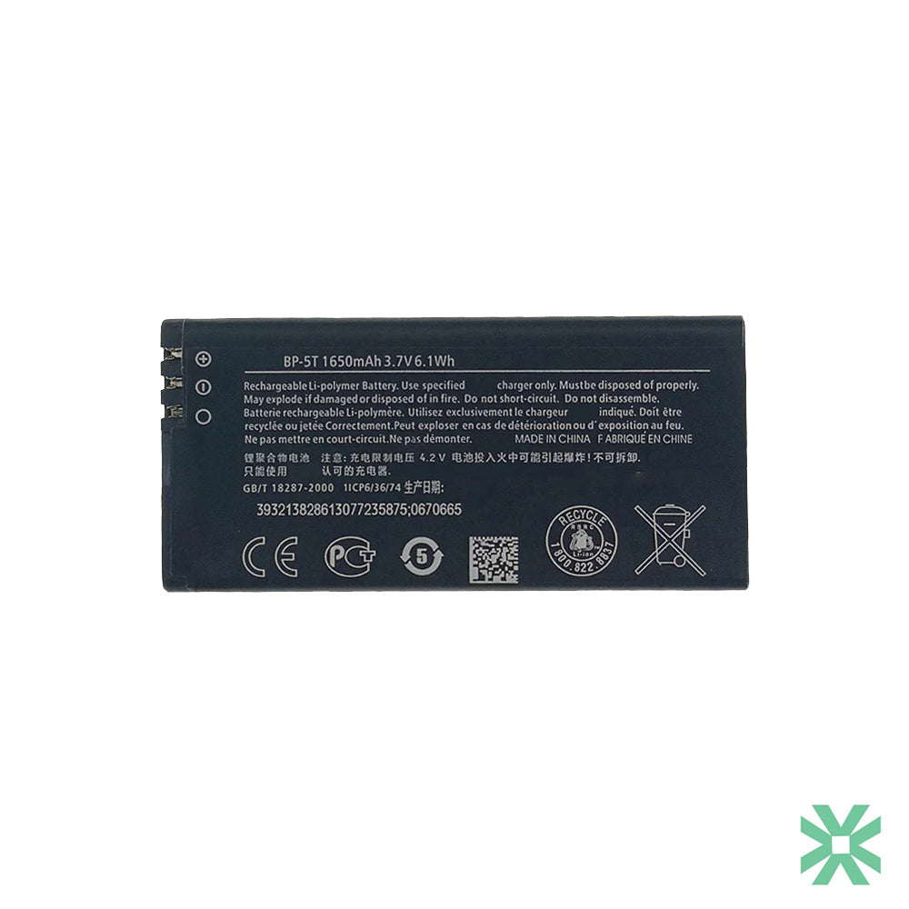 Nokia Lumia 820 RM-825 Uyumlu Batarya Pil BP-5T 1650 mAh