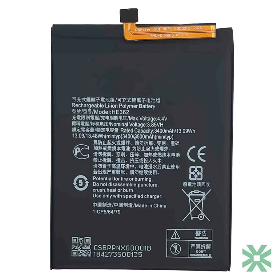 Nokia 8.1 Plus Uyumlu Batarya Pil 3500 mAh (HE333)