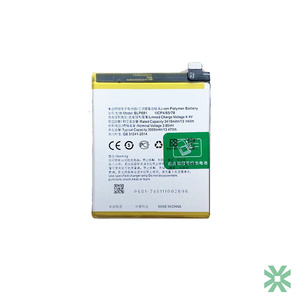 Oppo F9 (CPH1823) Uyumlu Batarya Pil BLP681 3500 mAh