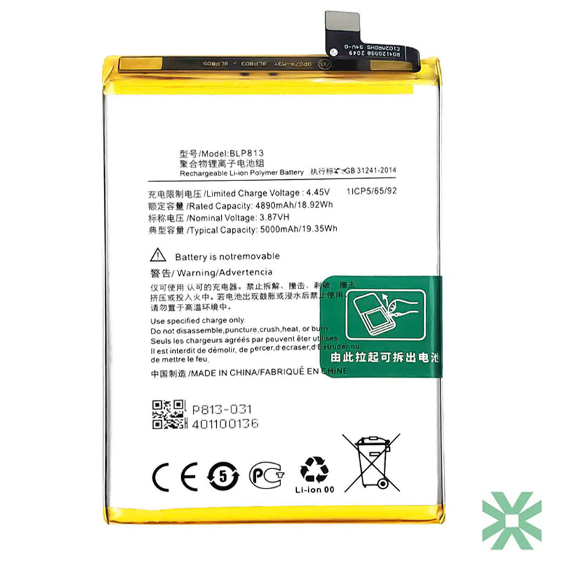 OnePlus Nord N100 (BE2013, BE2015) Uyumlu Batarya Pil 5000 mAh (BLP813)