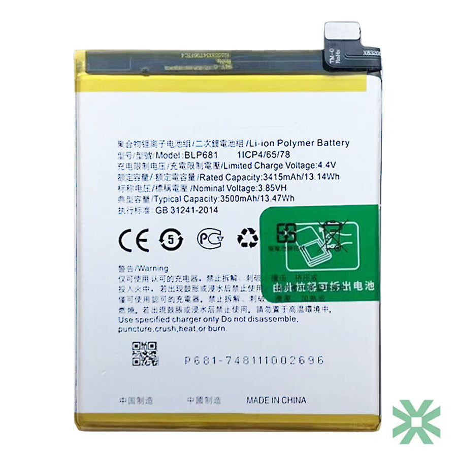 Oppo F9 (CPH1823) Uyumlu Batarya Pil 3500 mAh (BLP681)