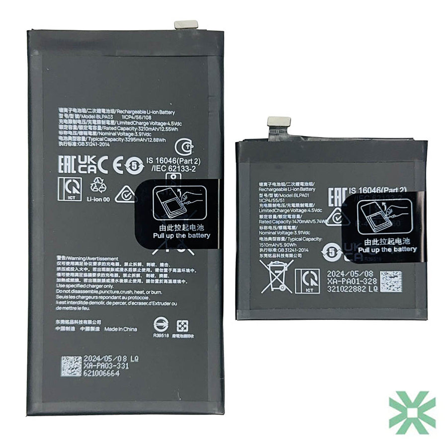 Oppo Find N3 (CPH2499) Uyumlu Batarya Pil 4805 mAh (BLPA01 ve BLPA03)