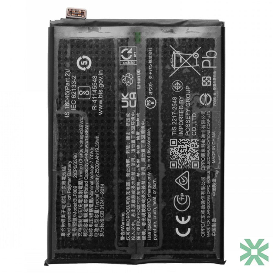 Oppo Find X5 Pro (CPH2305) Uyumlu Batarya Pil 5000 mAh (BLP889)