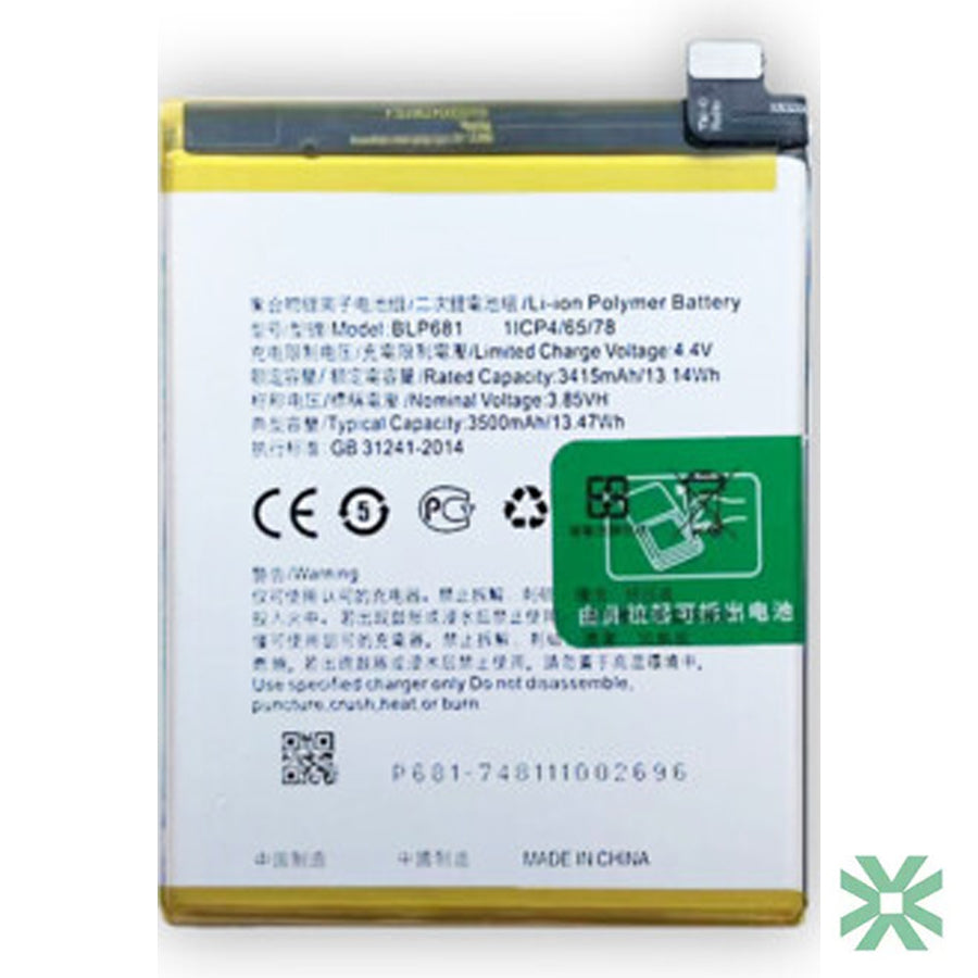 Oppo R17 (CPH1879, PBEM00) Uyumlu Batarya Pil 3500 mAh (BLP681)
