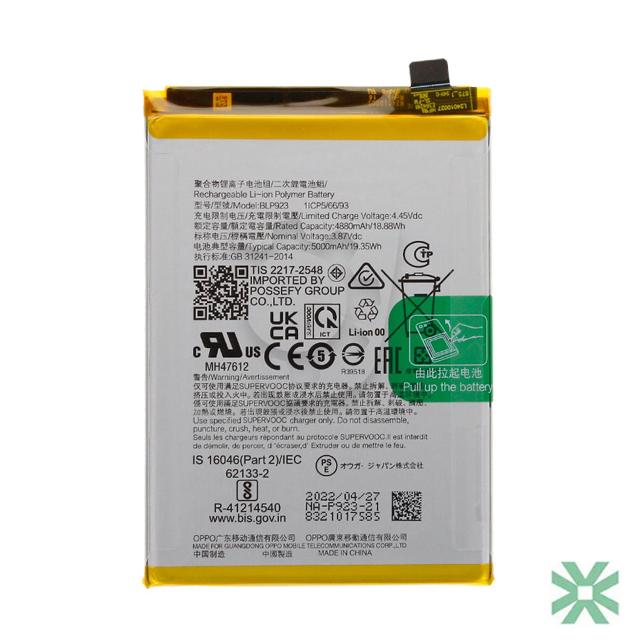 Realme 11X (RMX3785) Uyumlu Batarya Pil 5000 mAh (BLP923)