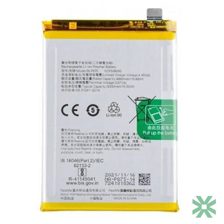 Realme 12 5G (RMX3999 / RMX3867) Uyumlu Batarya Pil 5000 mAh (BLPA43)