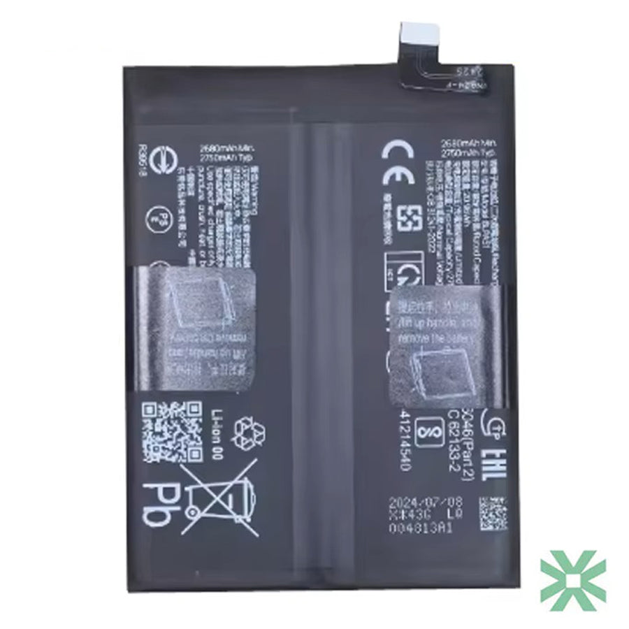 Realme GT Neo 6 (RMX3850) Uyumlu Batarya Pil 5500 mAh (BLPA51)