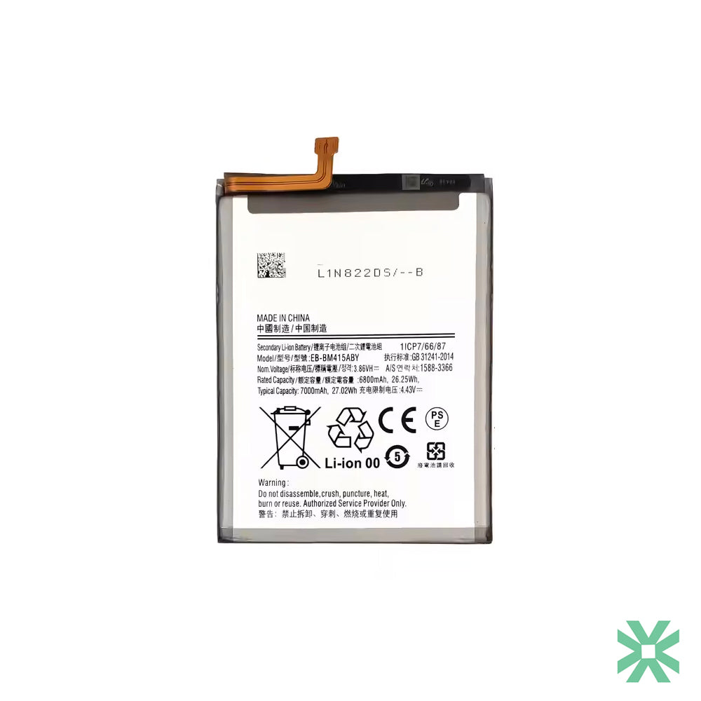 Samsung Galaxy F62 SM-E625F Uyumlu Batarya Pil EB-BM415ABY 7000 mAh