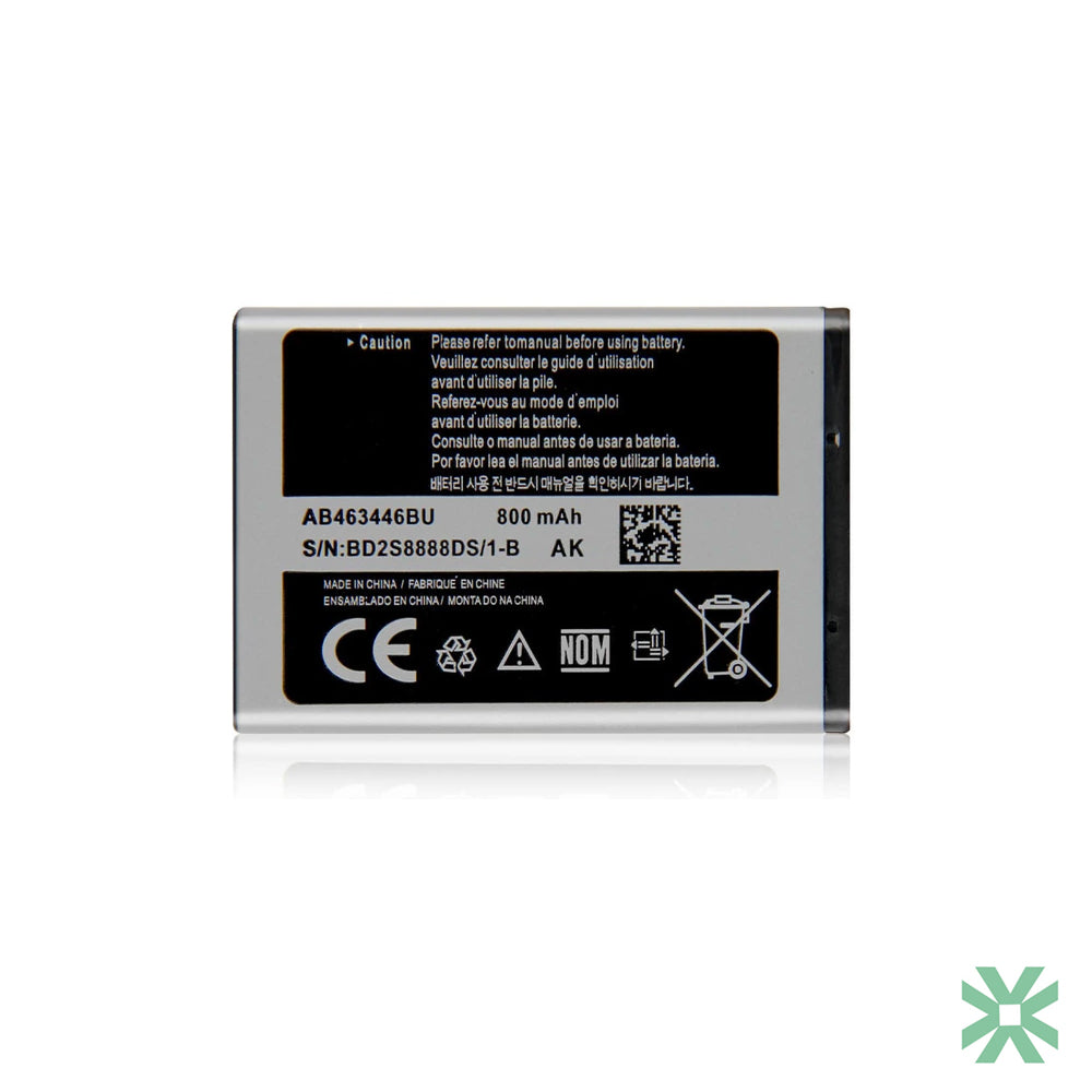Samsung Galaxy GT-E1205/E1200/B310/ B110/B313/E1207 Uyumlu Batarya Pil AB463446BU 800 mAh