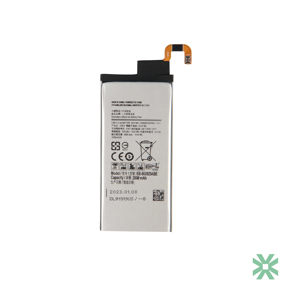 Samsung Galaxy S6 Edge SM-G925F Uyumlu Batarya Pil EB-BG925ABE 2600 mAh