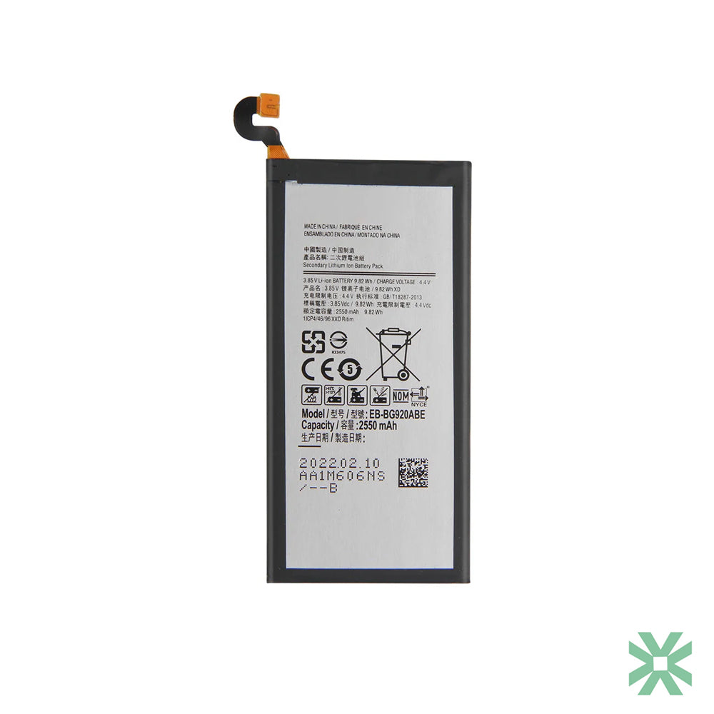Samsung Galaxy S6 SM-G920F Uyumlu Batarya Pil EB-BG920ABE 2550 mAh