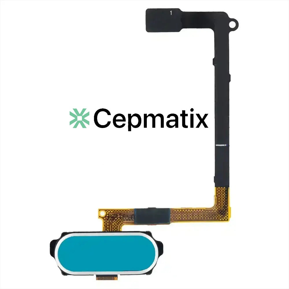 Samsung Galaxy S6 (SM-G920F) Home Orta Tuş Filmi Flex - Teal