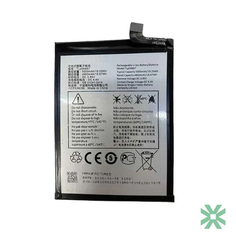 TCL 306 (X668, 6102H) (TLP048A7) Uyumlu Batarya Pil 5000 mAh