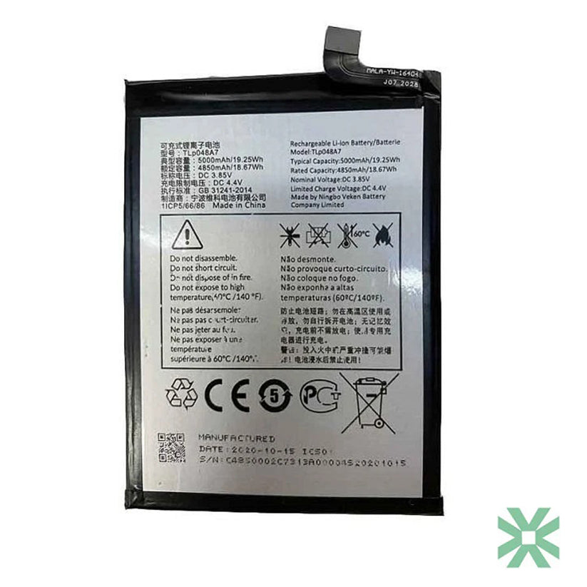 TCL 30 SE (6165H) (TLp048A7) Uyumlu Batarya Pil 5000 mAh