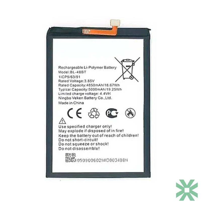 Tecno Pop 5 (BD2, BD2p) Uyumlu Batarya Pil 5000 mAh BL-48BT