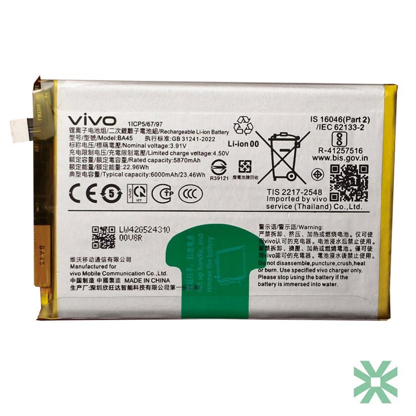 Vivo T3 X (V2338) Uyumlu Batarya Pil 6000 mAh (BA28)