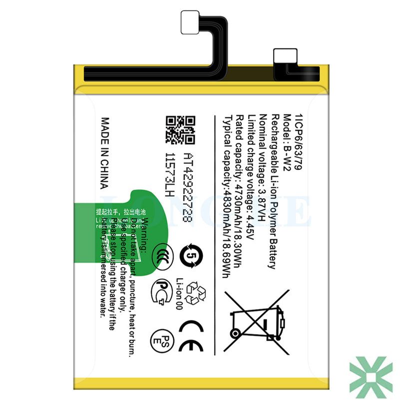 Vivo V25 Pro (V2158) Uyumlu Batarya Pil 4830 mAh (B-W2)