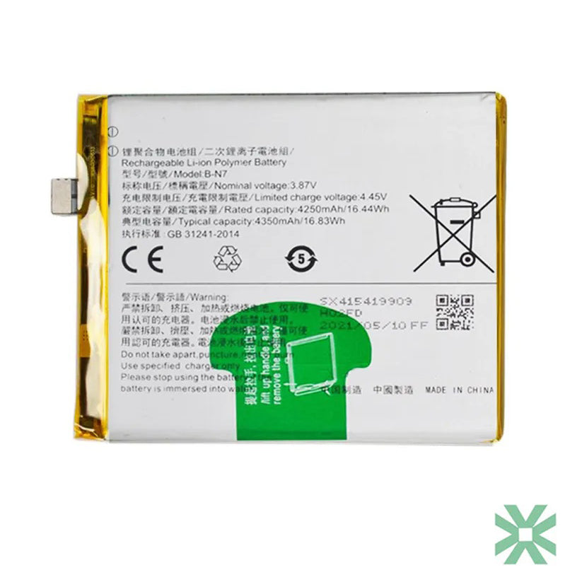 Vivo X50 Pro+ (V2011A) Uyumlu Batarya Pil 4350 mAh (B-N7)