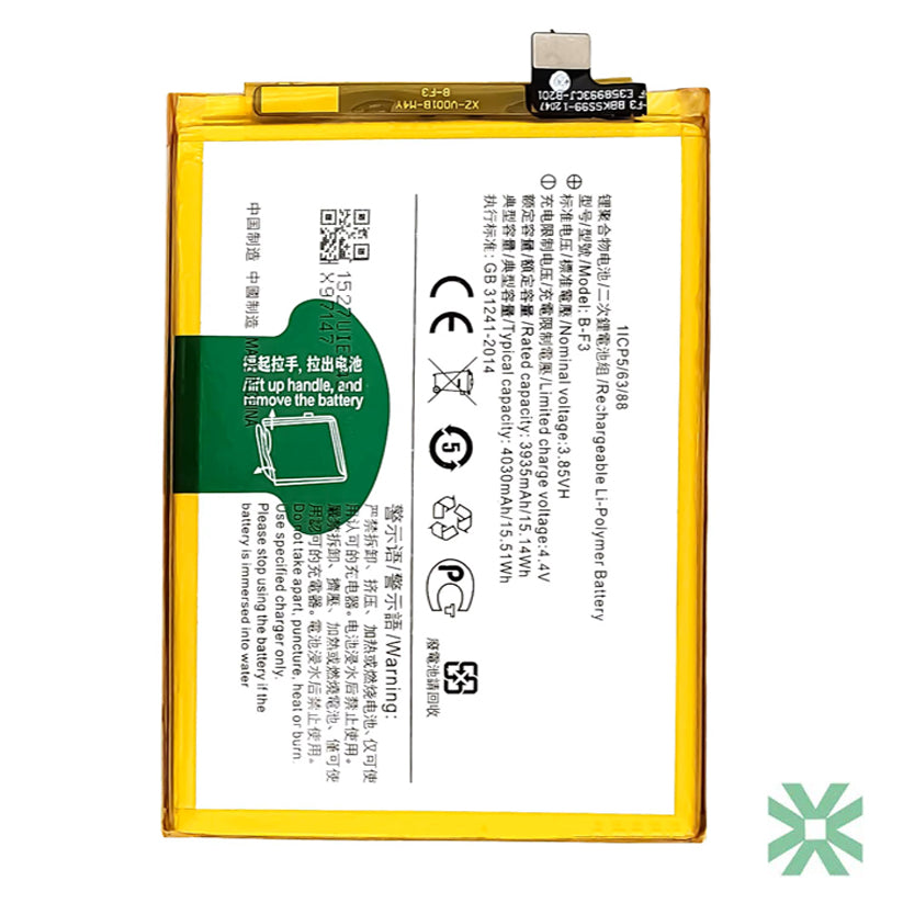 Vivo Y91C Uyumlu Batarya Pil 4030 mah (B-F3)
