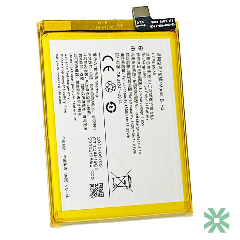 Vivo Z5 (V1921A, V1921T) Uyumlu Batarya Pil 4500 mAh (B-H3)