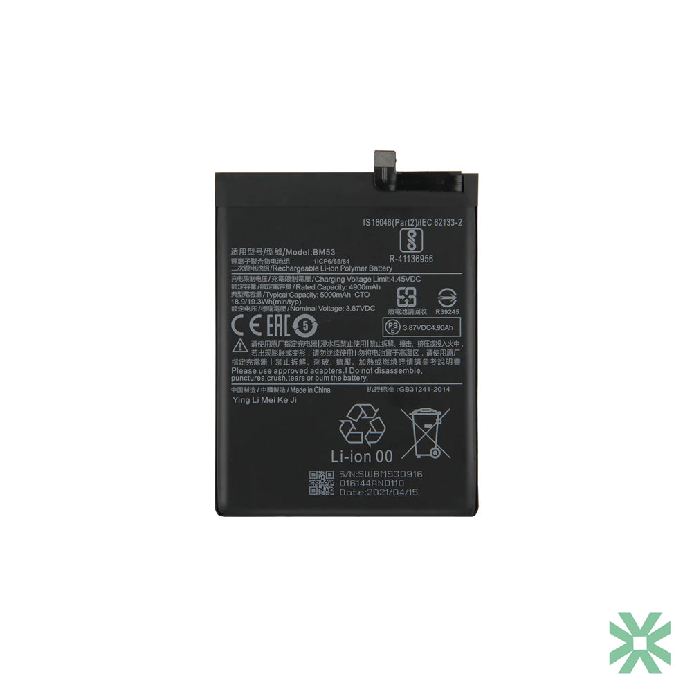 Xiaomi Mİ 10T (M2007J3SY) Uyumlu Batarya Pil BM53 5000 mAh