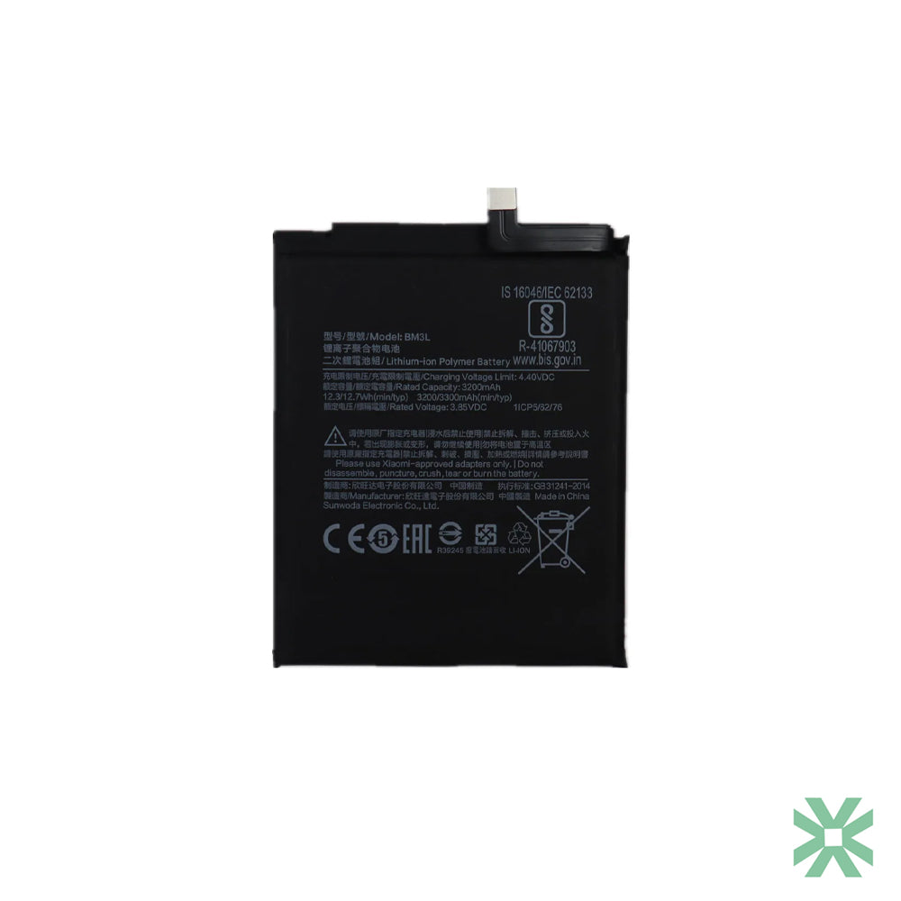 Xiaomi Mİ 9 (M1902F1G, M1902F1C) Uyumlu Batarya Pil BM3L 3300 mAh