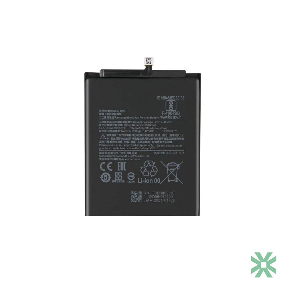 Xiaomi Mİ CC9 (M1904F3BG, M1904F3BC) Uyumlu Batarya Pil BM4F 4030 mAh