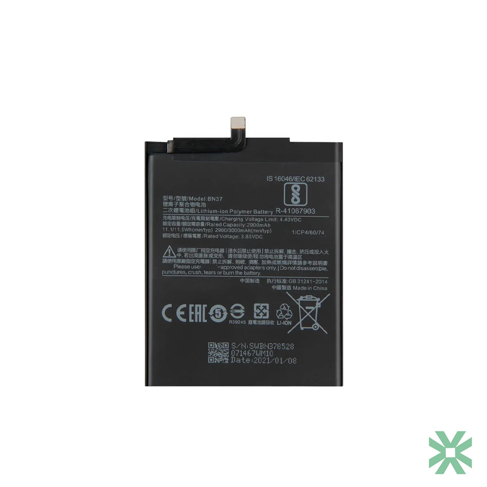 Xiaomi REDMİ 6 6A (M1804C3DG) Uyumlu Batarya Pil BN37 3000 mAh