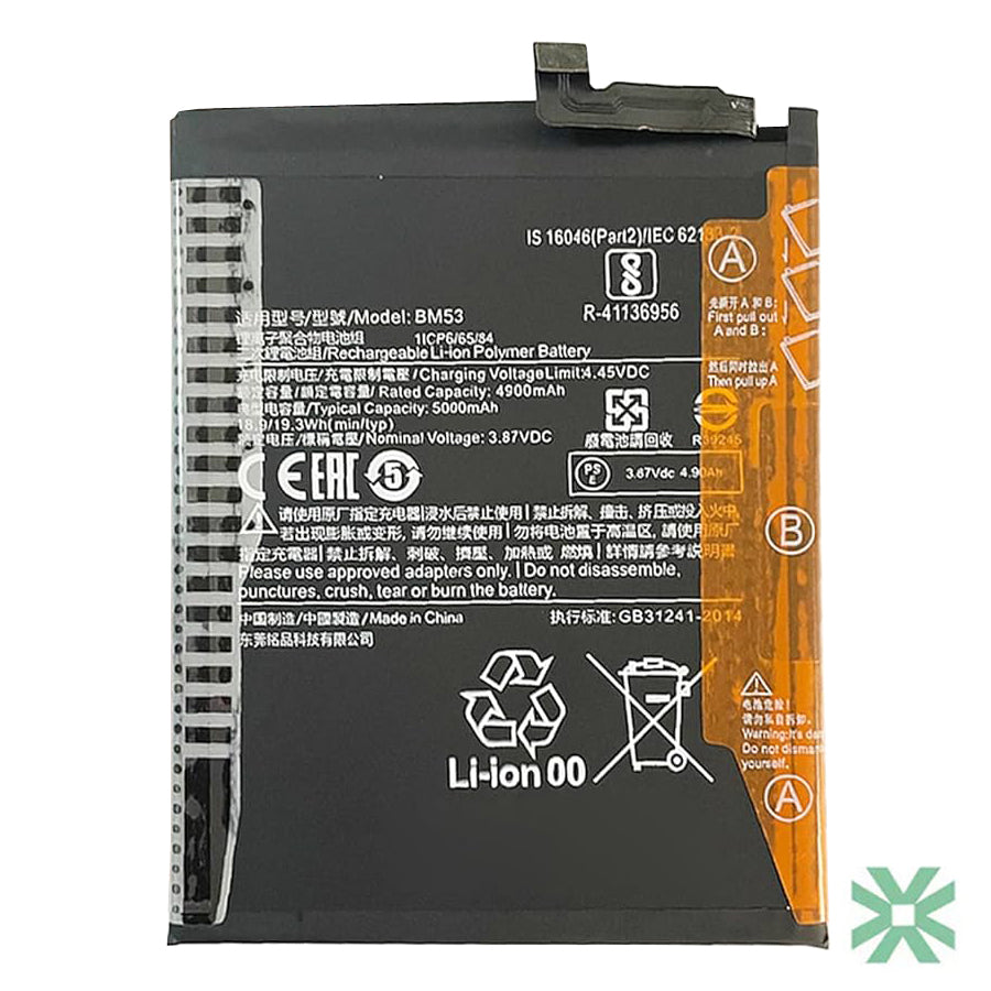 Xiaomi 10T Pro (M2007J3SG) Uyumlu Batarya Pil 5000 mAh (BM53)