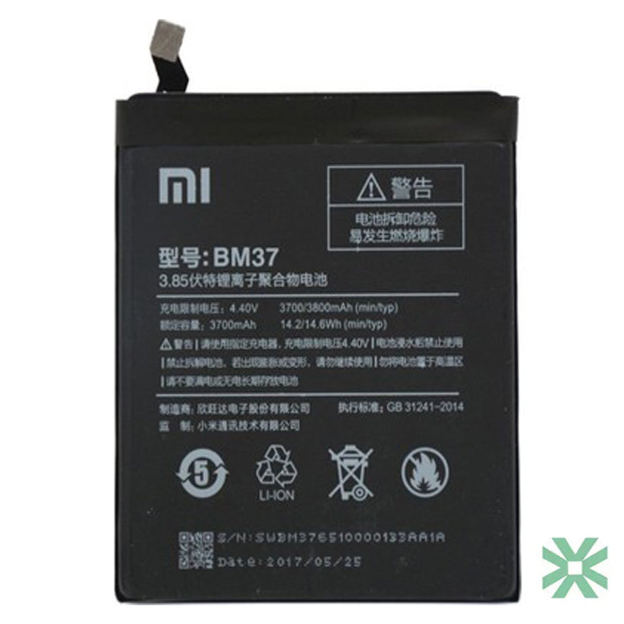 Xiaomi 5S Plus (2016070) Uyumlu Batarya Pil 3800 mAh (BM37)