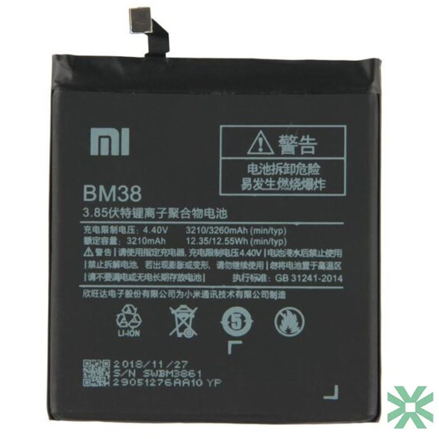Xiaomi Mİ 4S (2015911) Uyumlu Batarya Pil 3260 mAh (BM38)