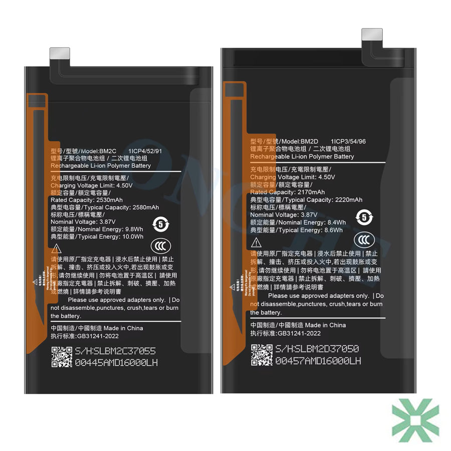 Xiaomi Mix Fold 3 (2308CPXD0C) Uyumlu Batarya Pil 4800 mAh (BM2C-BM2D)