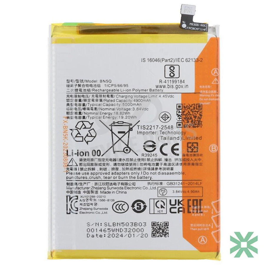 Xiaomi REDMİ 13C (23106RN0DA) Uyumlu Batarya Pil 5000 mAh (BN5Q)