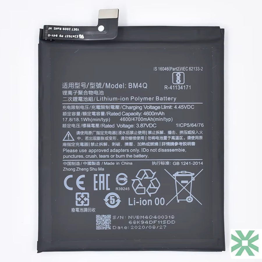 Xiaomi REDMİ K30 Pro Zoom (M2004J11C) Uyumlu Batarya Pil 4700 mAh (BM4Q)
